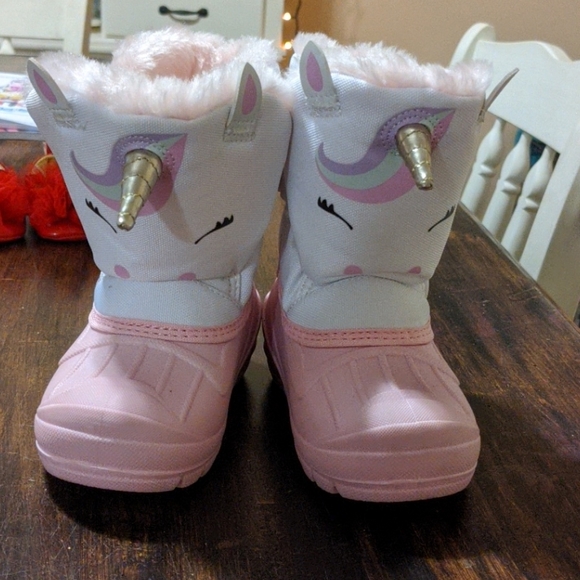 unicorn snow boots